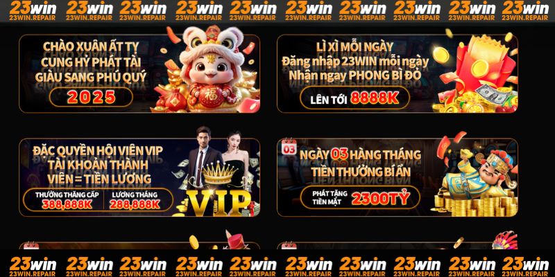 khuyến mãi hot hit đang được triển khai tại 23win